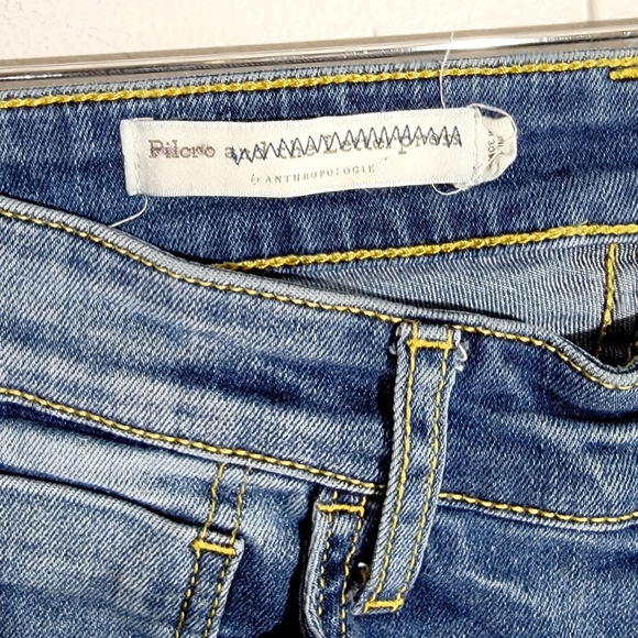 Anthropologie Pilcro and the Letterpress Slim Boyfriend Distressed Jeans Size 27 - Picture 5 of 10